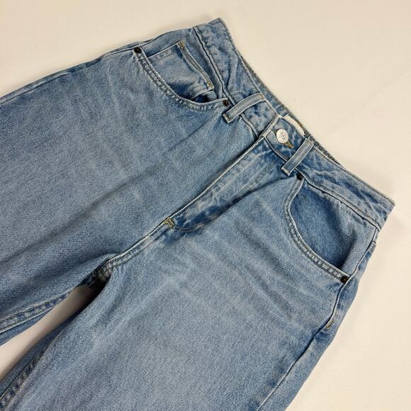 BDG Urban Outfitters High Rise Mom Jeans Medium Wash Distressed Size 27/32 - Picture 2 of 13